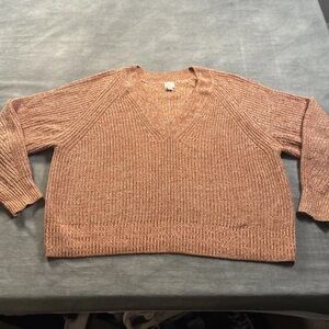 A New Day Women's XL  V-Neck Sweater Cotton Blend